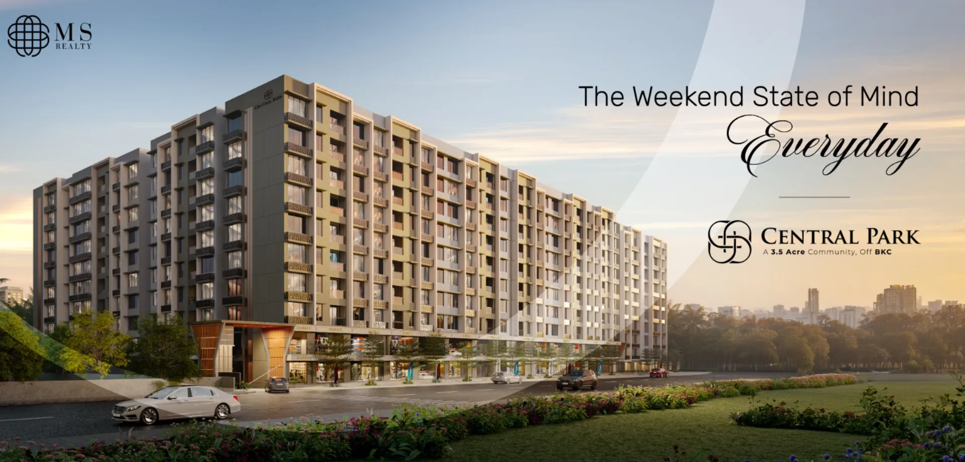 Courtyard by MS Realty Upcoming Projects In Kalina Night views 