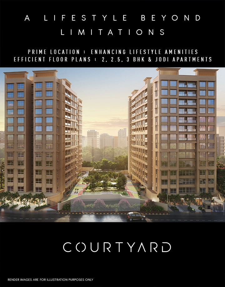 Courtyard by MS Realty Two Beautiful Building They have Flats near Mumbai University for Sale